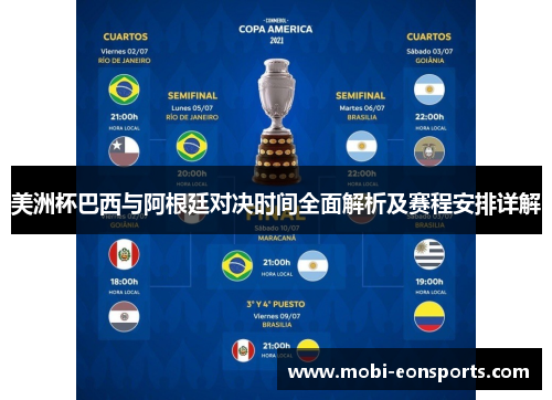 美洲杯巴西与阿根廷对决时间全面解析及赛程安排详解