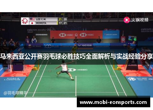 马来西亚公开赛羽毛球必胜技巧全面解析与实战经验分享